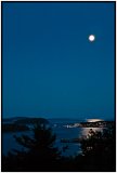 Moonlight over Southwest Harbor.