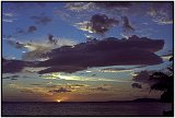 Sunset on Lake Nicaragua from Ometepe
