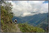 Sometimes there is no choice of travel modes. Central Cordilleras, Peru, 1986.